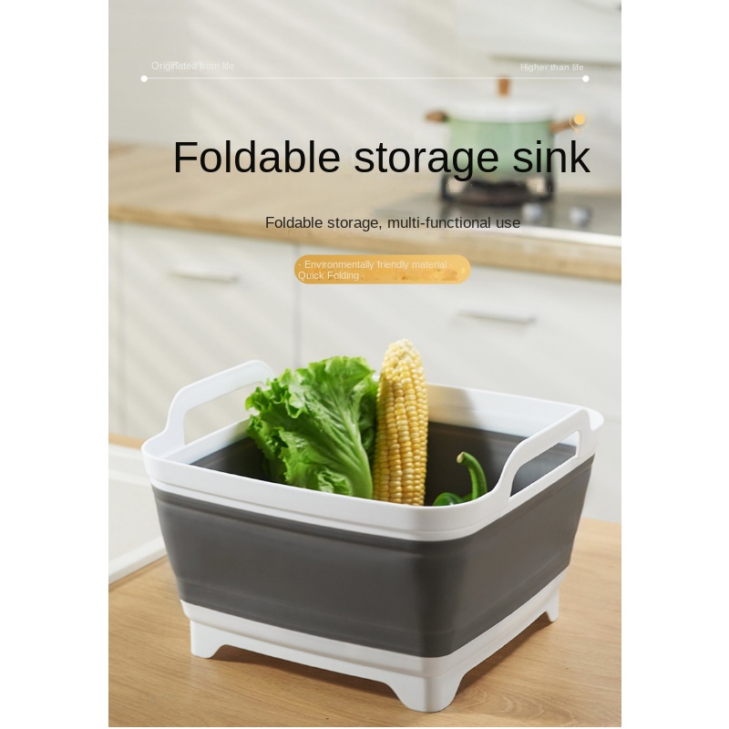 1pc Stainless Steel Retractable Kitchen Sink Drain Storage Rack Bowls  Vegetables Fruits Cleaning Drain Basket