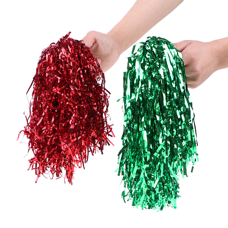  Cheerleader Pompom Dance Party Accessories - 6Pcs