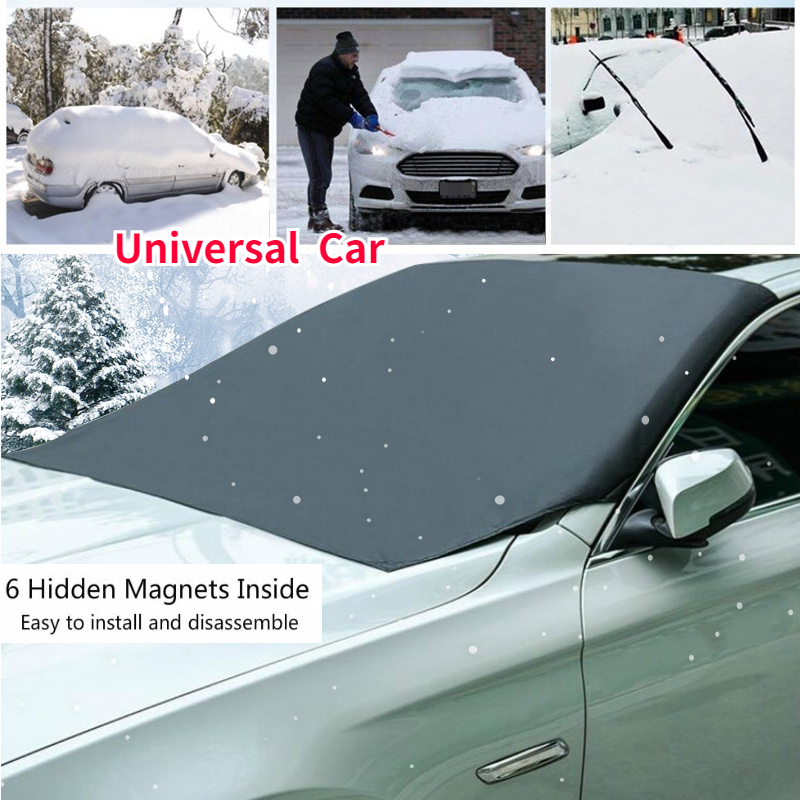 

Protect Your Car From Sun, Snow And Water With This Universal Magnetic Car Windshield Cover!