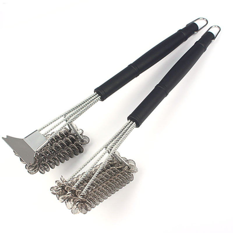 18 Grill Cleaner Brush Safe Grill Brush and Scraper Bristle Free -  Stainless St