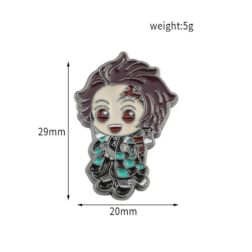 Anime Characters Cartoon Brooch Pins for Men