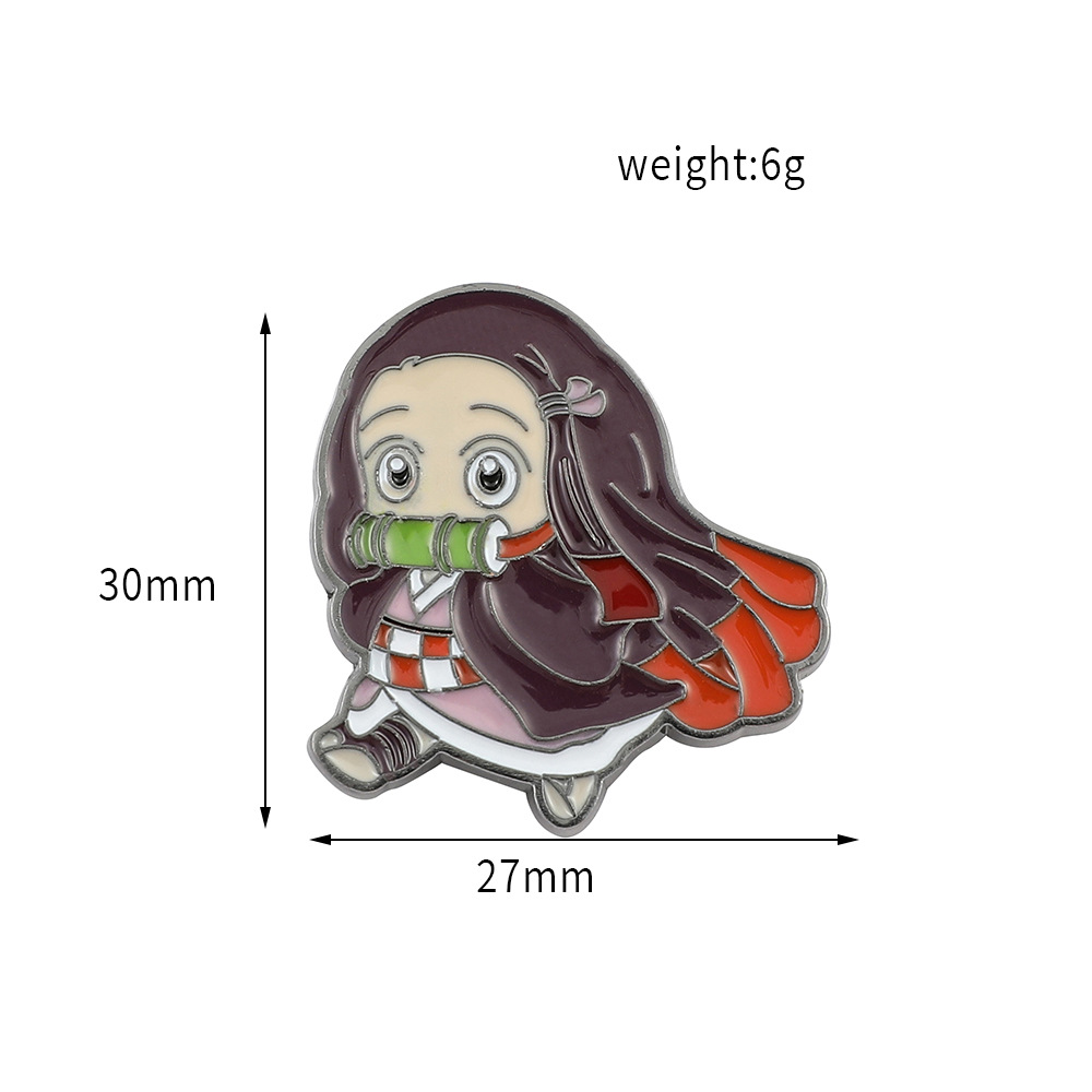 Anime Characters Cartoon Brooch Pins for Men