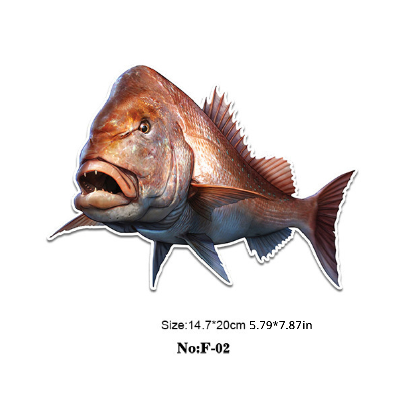 Fish Decorative Stickers Fishing Gear Fishbox Fishing Box - Temu