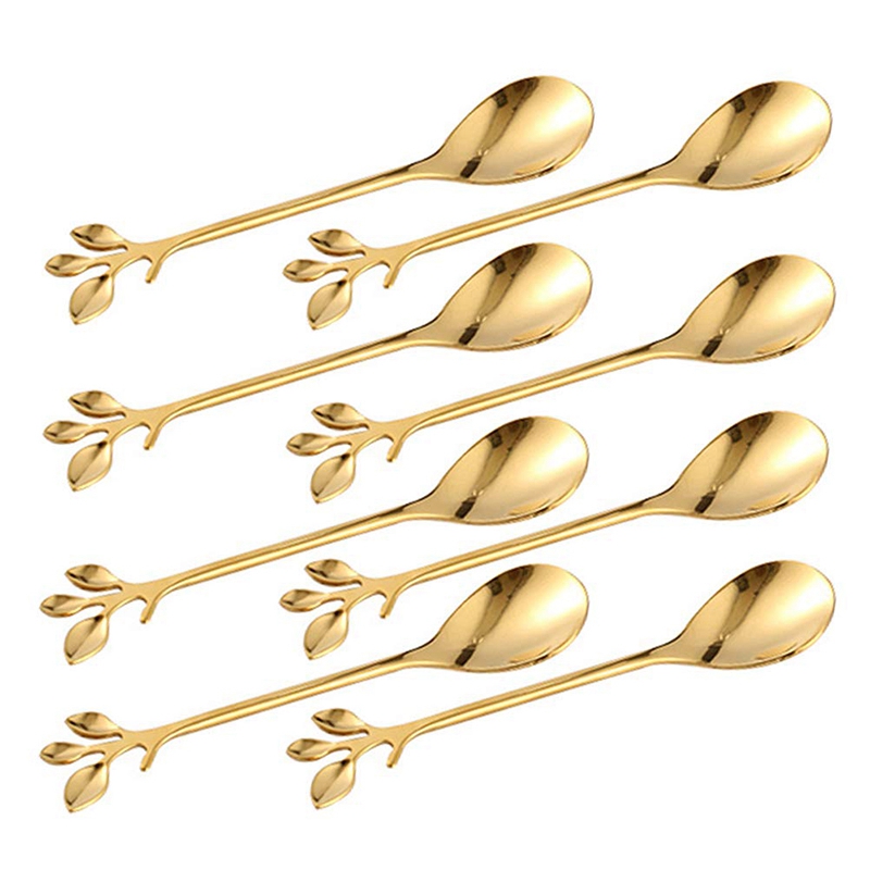 Creative Stainless Steel Spoons, Durable Concise Exquisite Spoons