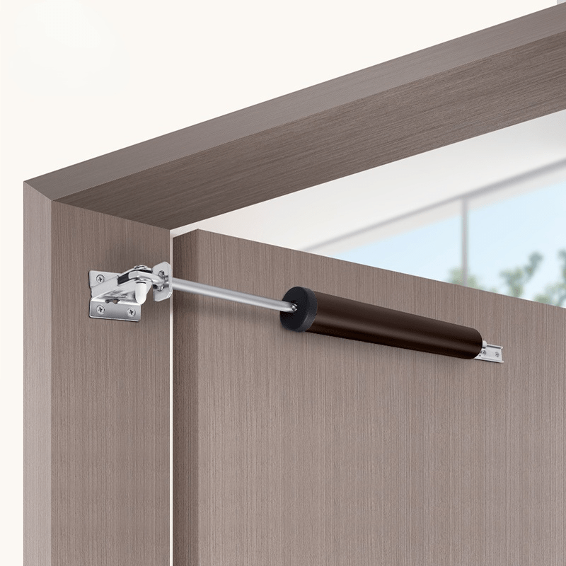 

1pc 90° Automatic Door Closer, With Positioning Limit Buffer, Furniture Hardware