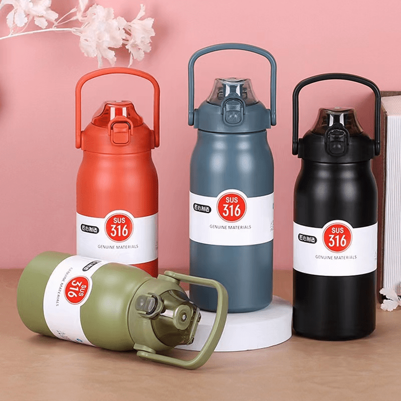 Vacuum Sports Water Bottle Stainless Steel Insulated Water - Temu