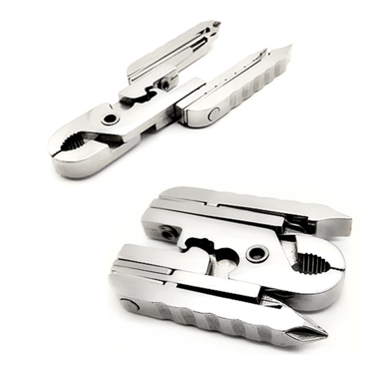 Stainless Steel Keychain Multi tools 1 Edc Gadget Outdoor - Temu