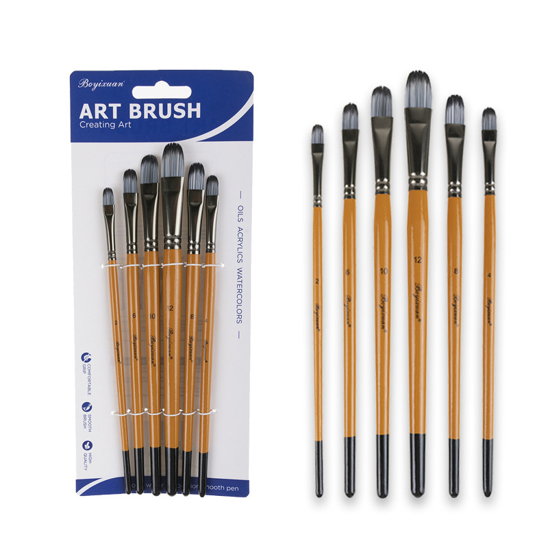 Paint Brush Thick Watercolor Brush Artistic Brush Painting - Temu