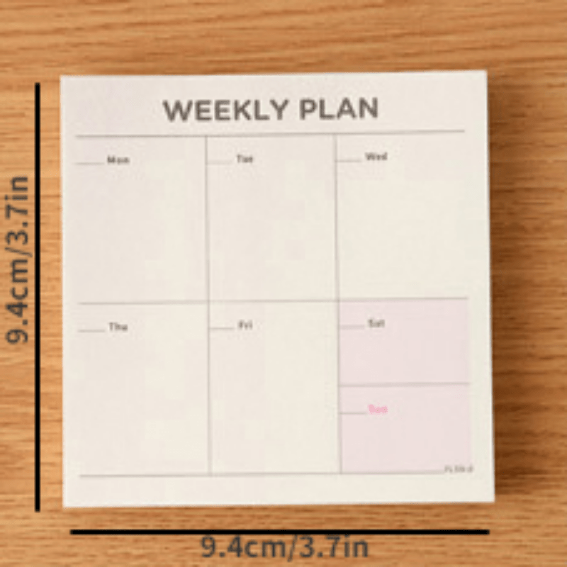 New Cute Kawaii Weekly Monthly Work Planner Book Diary - Temu