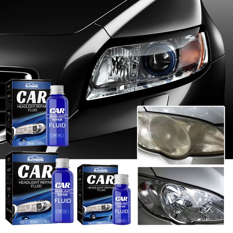 Car Headlight Cleaning Fluid Repair Refurbishment Fluid Detergent Car Light  Cleaner Scratch Remover Repair Liquid