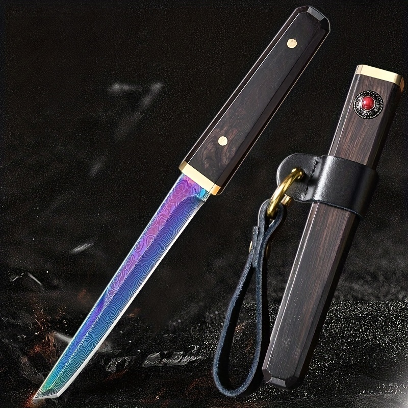 Damascus Utility Fruit Knife 5 inch-KTF Series – yarenh flagship store