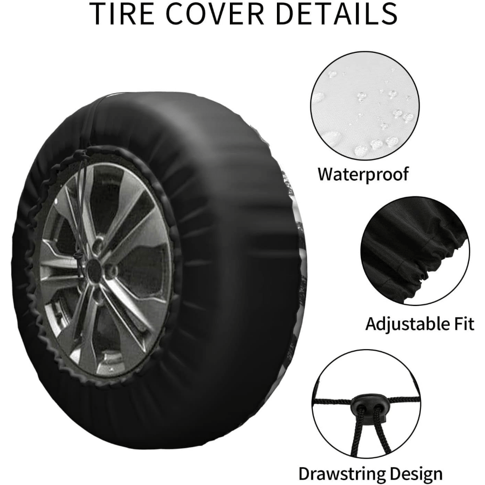 Nature Mountain Compass Spare Tire Cover Weatherproof Wheel Protectors  Universal Fit For Trailer Rv Suv Truck Camper Travel Trailer Shop On Temu  And start Saving Temu