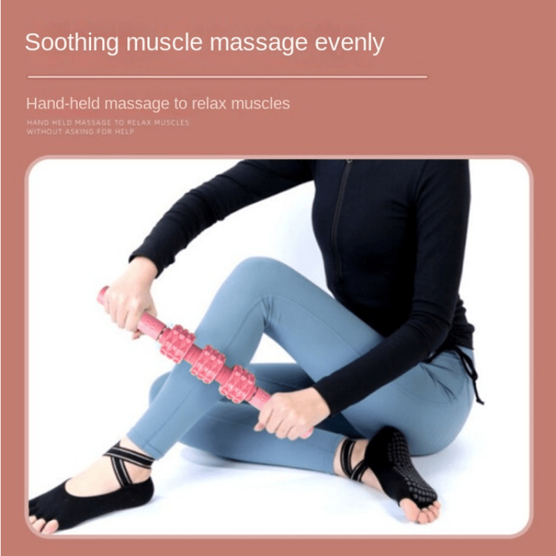 1pc Massage Roller, Spicky Yoga Stick, Fitness Equipment For Muscle  Massage, Physical Therapy & Exercise Rehabilitation