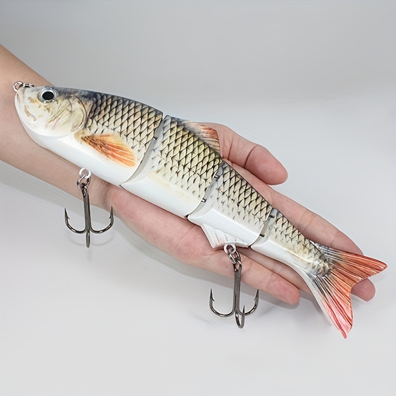 Crankbait Fishing Lures Treble Hooks Bionic Hard Baits - Temu