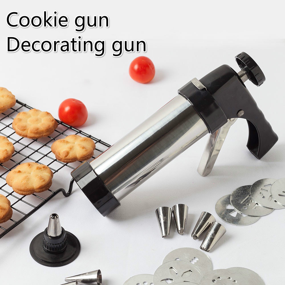 Cake Decorating Tool Set Cookie Press Butter Piping Gun - Temu