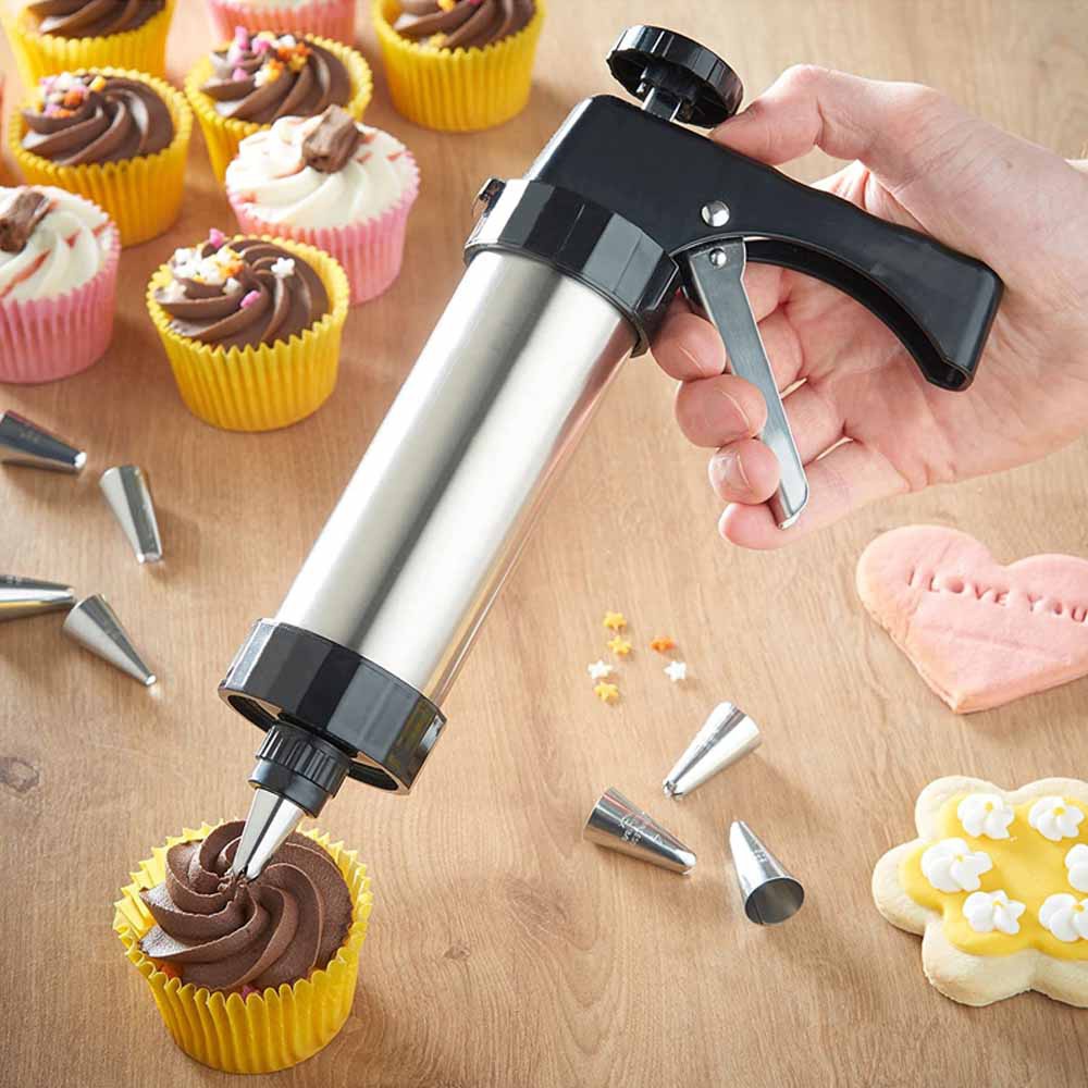 Cake Decorating Tool Set Cookie Press Butter Piping Gun - Temu