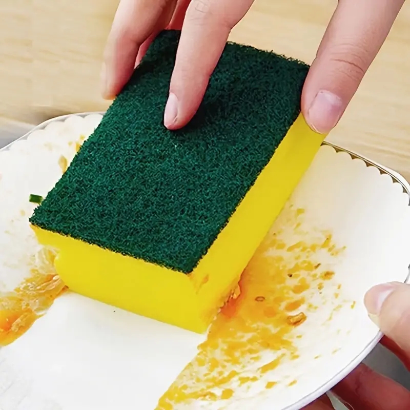 Dishwashing Sponge Scouring Pad Cleaning Brush Magic - Temu