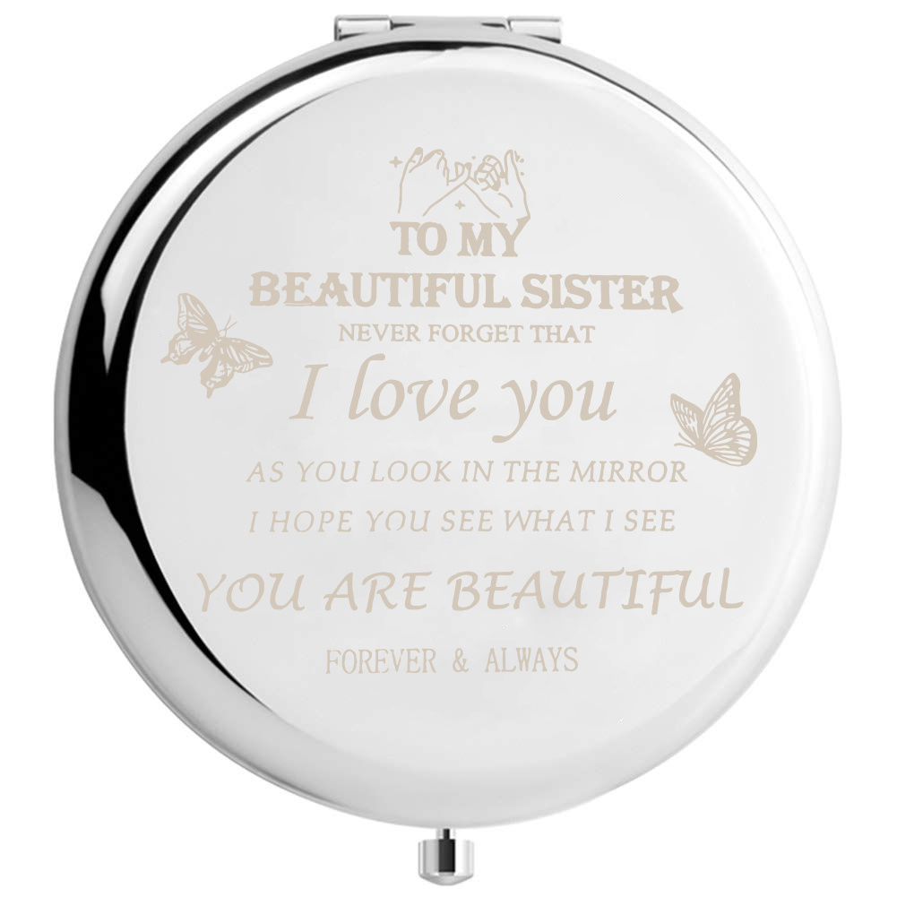 Inspirational Makeup Mirror for Women - Encouragement Gift for Daughter