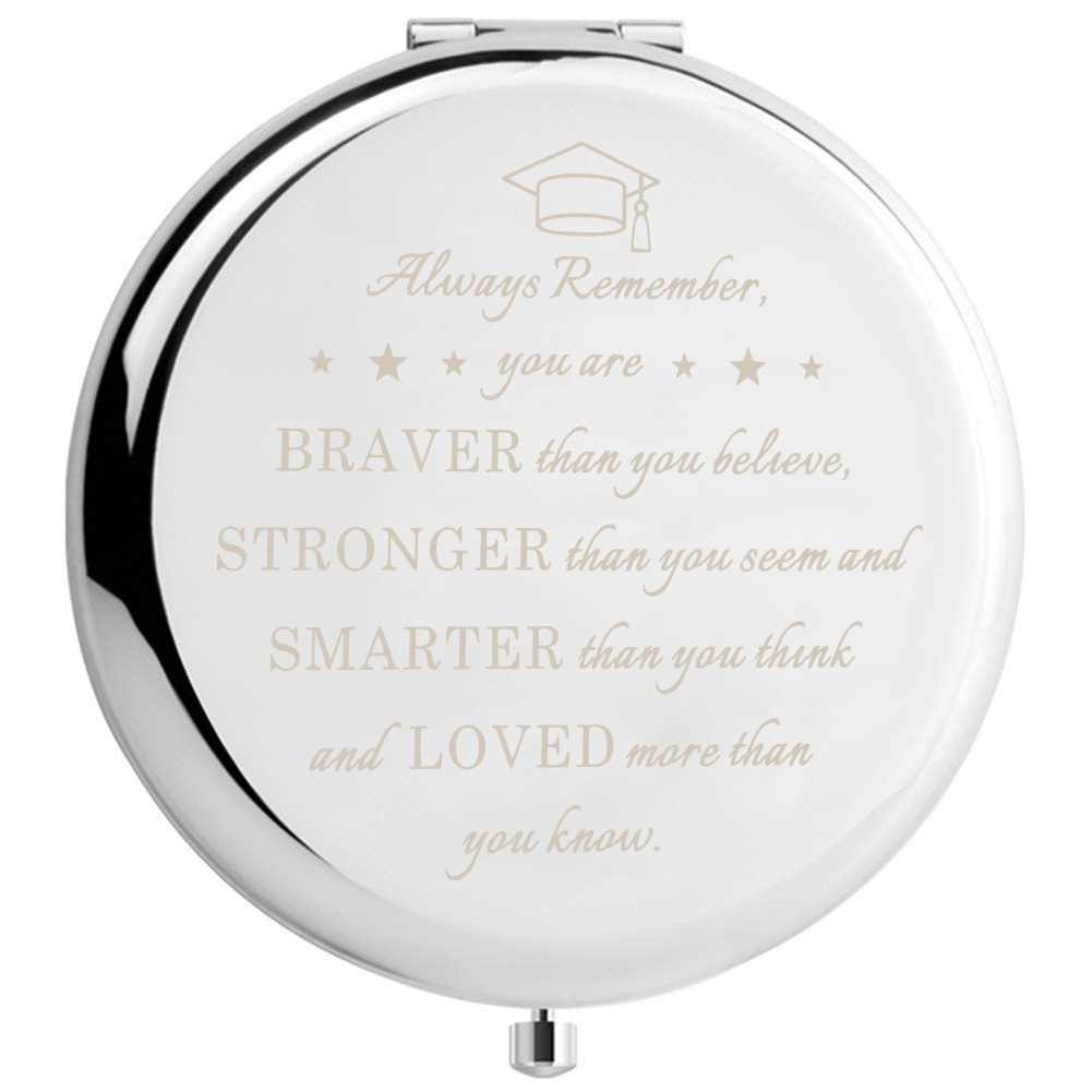 Inspirational Makeup Mirror for Women - Encouragement Gift for Daughter