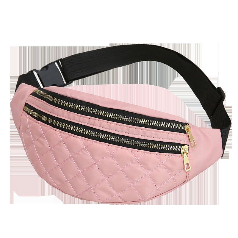 Plaid Waist Bag Female Oxford Waterproof Belt Bags Designer Crossbody Chest  Bag Fashion Fanny Pack Banana Hip Purse - Temu