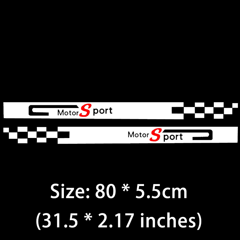 Side Skirt Stripes Car Styling Door Decor Stickers Auto Customized Body  Decal Racing SportFor Suzuki ALTO