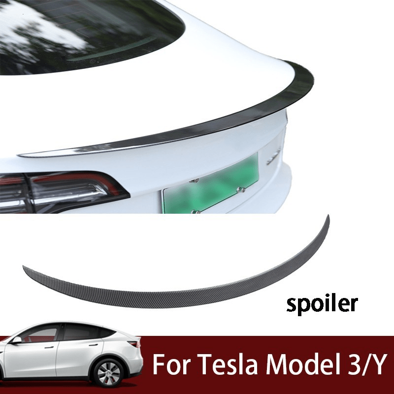 Für Model Y/ Model 3 Spoiler Carbon Typ Performance Faser Hinten Abs, Kostenloser Versand, Kostenlose Rücksendung