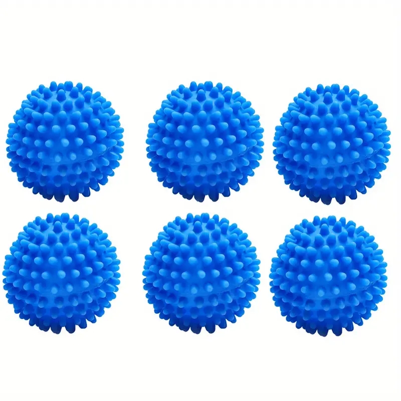6pcs Reusable Laundry Ball Washing Machine Dryer Softener Drying Anti Rolling