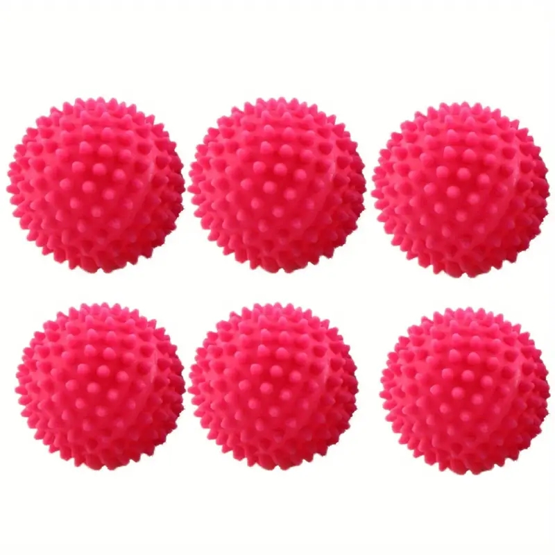 6pcs Reusable Laundry Ball Washing Machine Dryer Softener Drying Anti Rolling