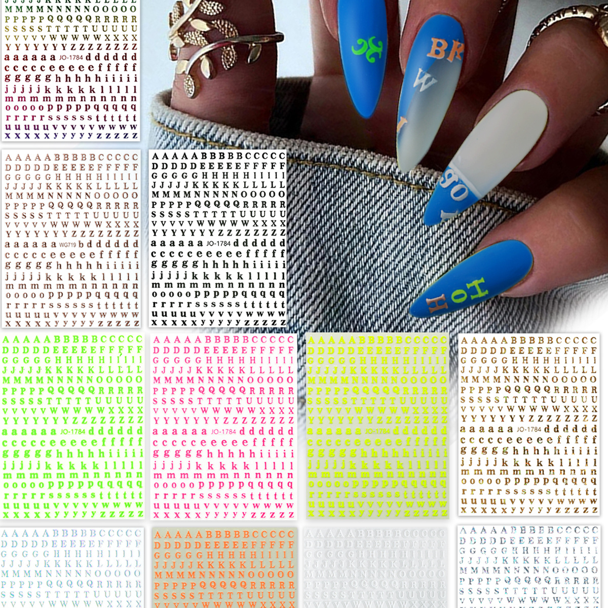 Adurself 1000+ Patterns Valentine's Day Nail Art Decals Lips 3D Nail  Self-Adhesive Stickers Rose Heart Bear Love for Women Girls Kids DIY Nail  Design