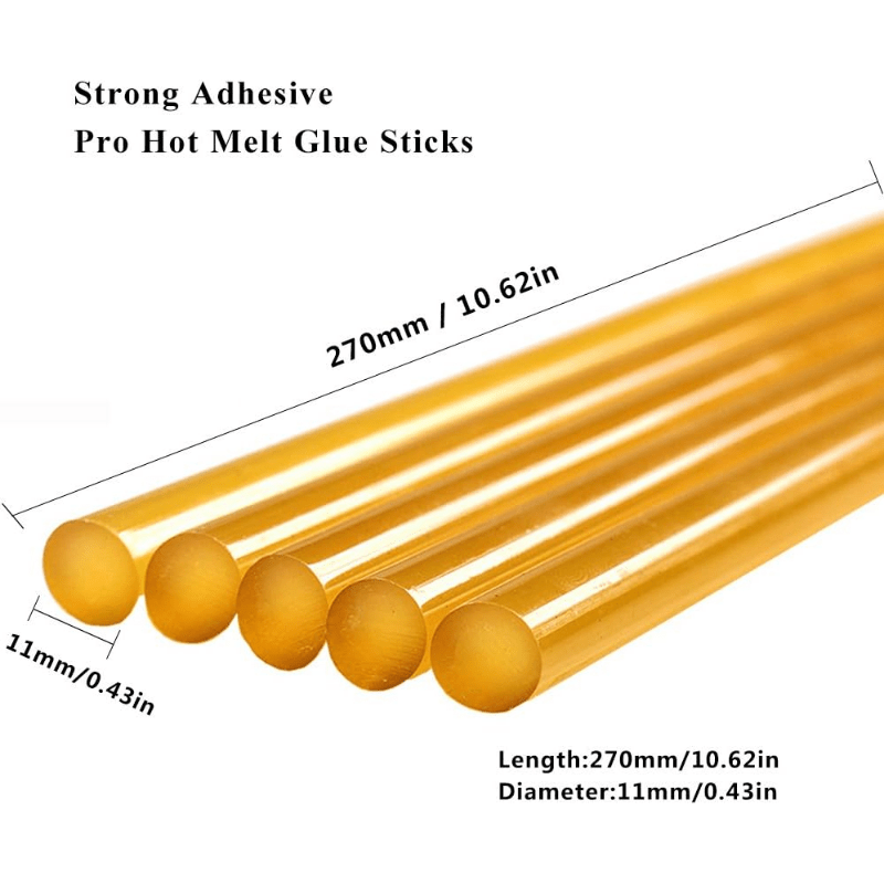Pdr Glue Stick Strong Yellow Glue Pulling Paintless Super Dent Repair Bond  5pcs