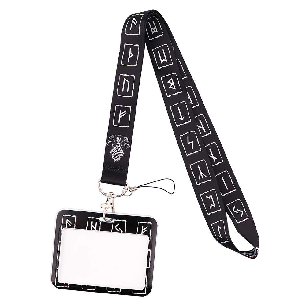 Art Lanyard For Keys Id Credit Bank Card Cover Badge Holder Business  Keychain For Phone Charm Key Lanyard Accessories - Temu