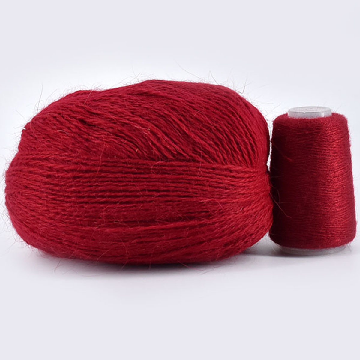 50g\+20g Soft Cashmere Yarn Plush Hand\-knitted 2 Pcs Anti\-pilling Woolen  Scarf Coat DIY Weave Thread Crochet Knitting 12 