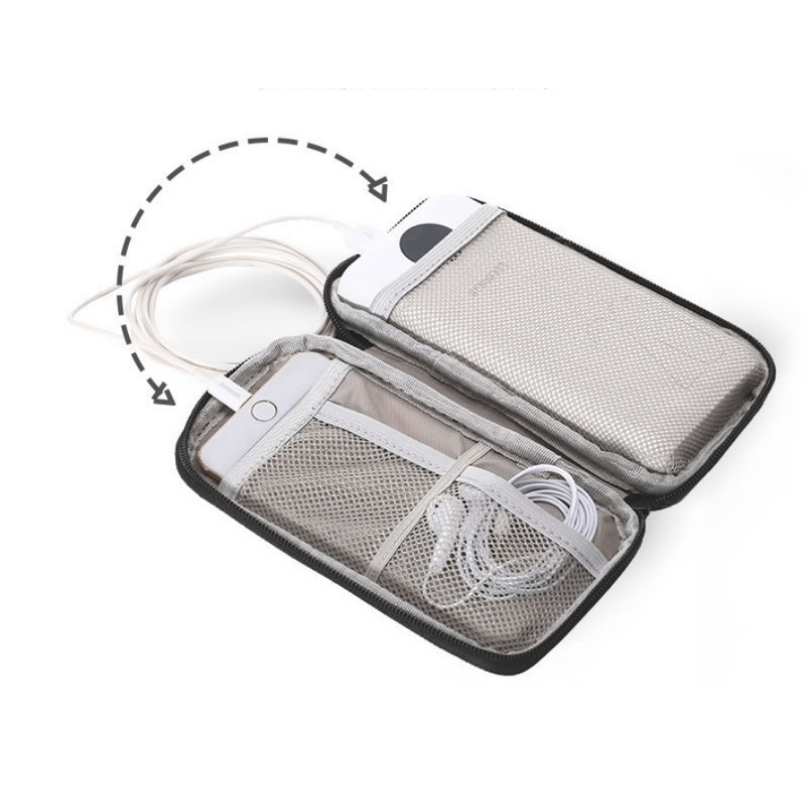 Simple Portable Zipper Storage Bag, Lightweight Data Cable Organizer, Travel  Bag - Temu