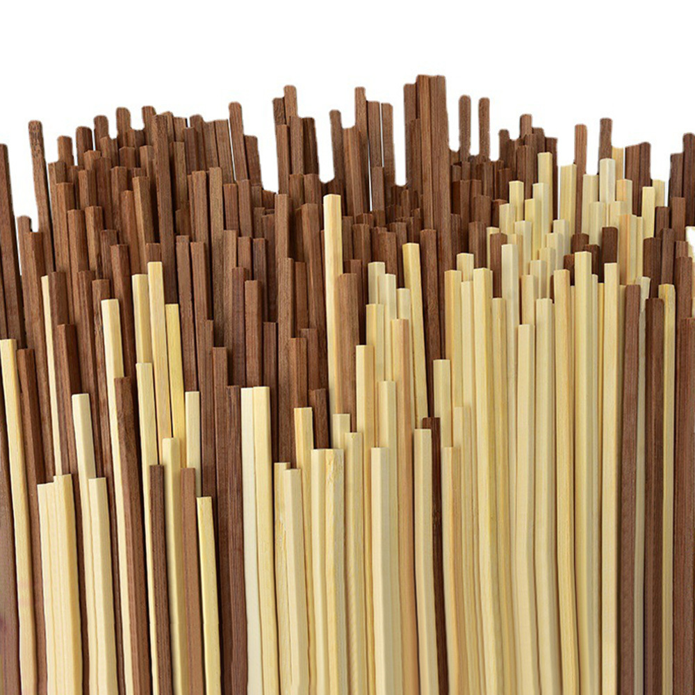 

50pcs 5*5*300mm/0.2*0.2*11.81inch Bamboo Stick Combination Set, Diy Building Model Material, For Wooden Products Building