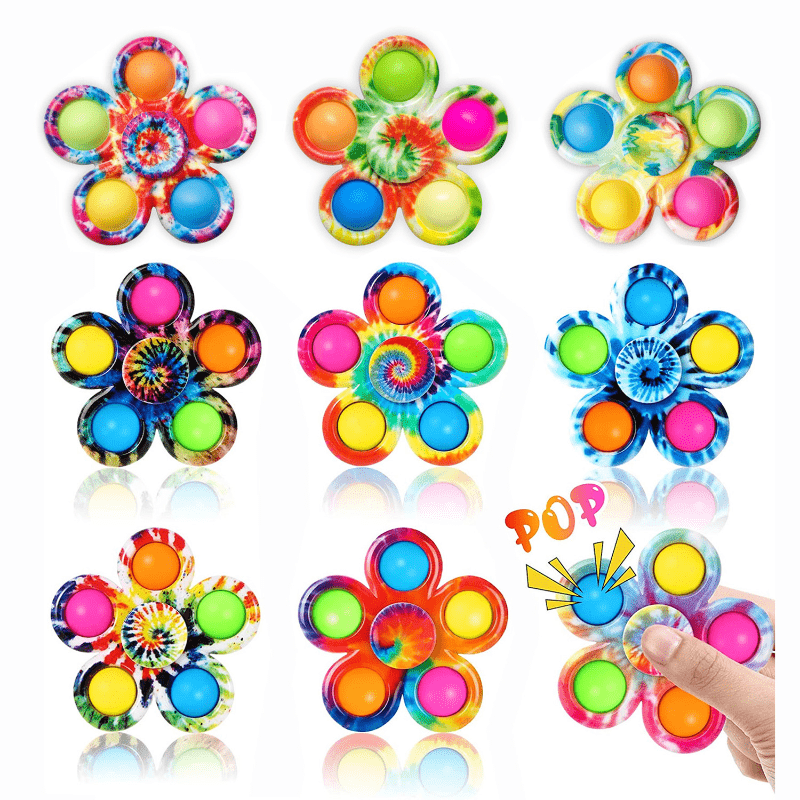 Fidget Spinner Collection Solid & Patterned Toy Spinners - Lot of 14  033023WT