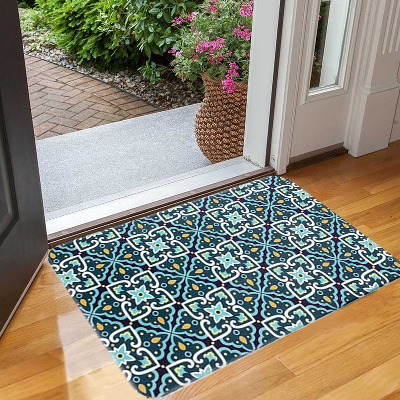 Moroccan Anti Fatigue Mat Gray Runner Mats for Kitchen Decor Door Mats  Waterproof Comfortable Easy Clean Doormat Entryway Mat 