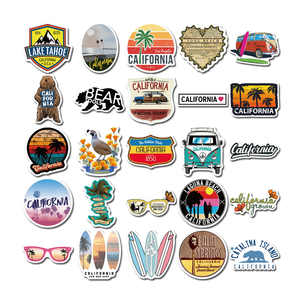 California Stickers Outdoor Stickers For Adults Waterproof - Temu