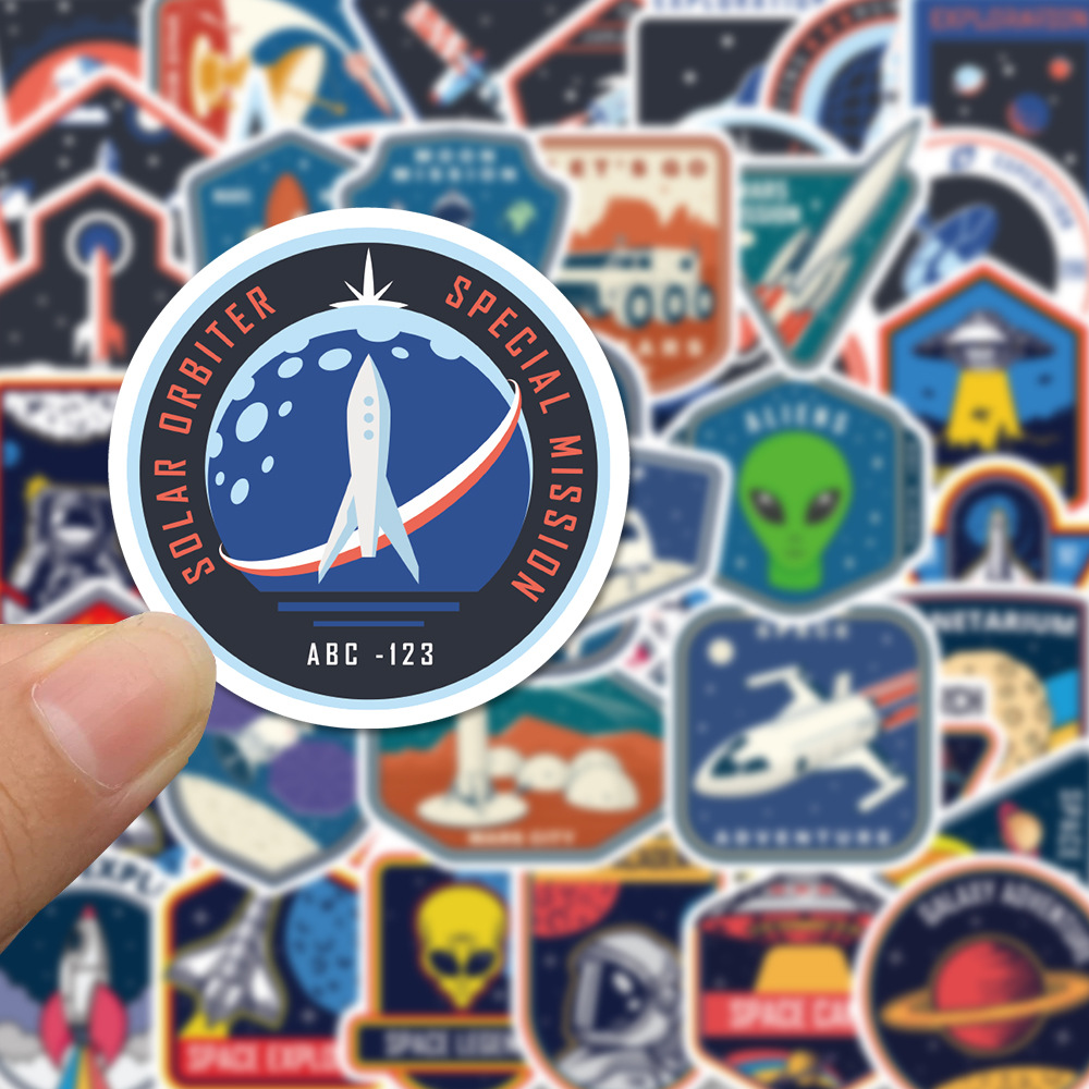 20 Stickers Estampas De Astronautas Nasa