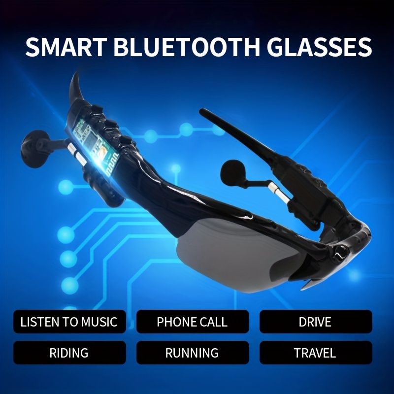 MEJOR Lentes Gafas de Sol Audifonos Bluetooth Sunglasses Para Telefonos  Celular