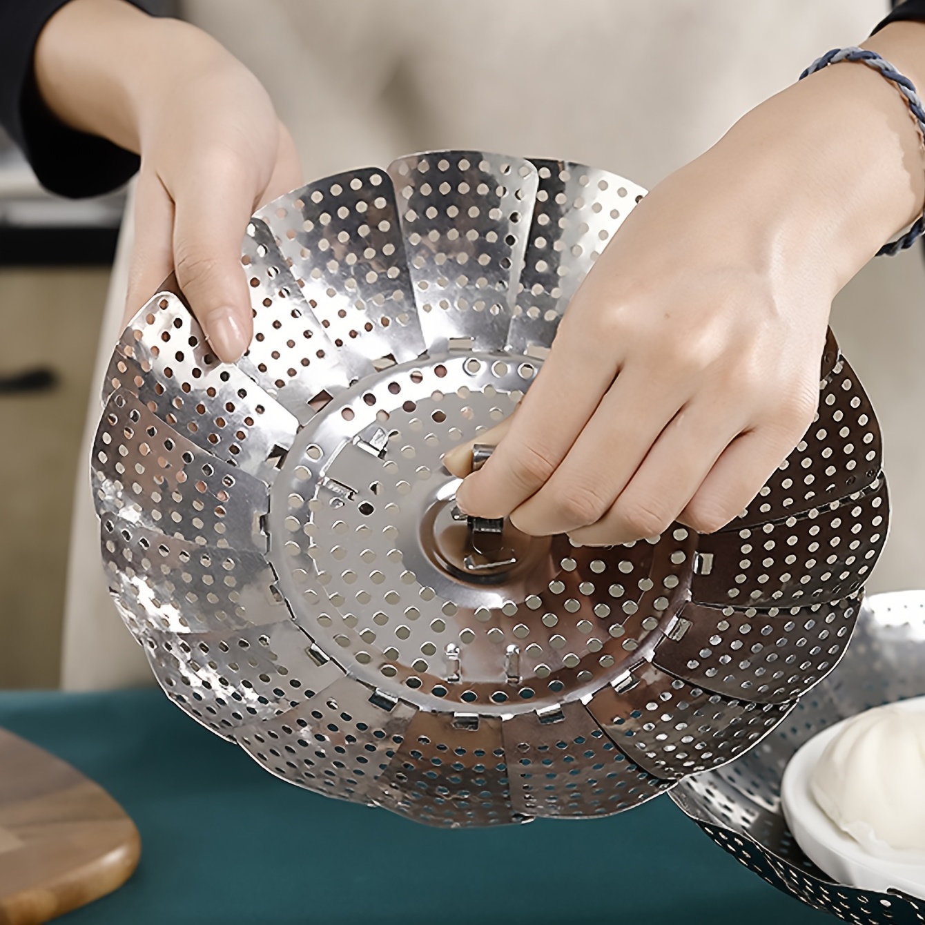 Stainless Steel Thickened Waterproof Steamer Tray Kitchen Rack Pot