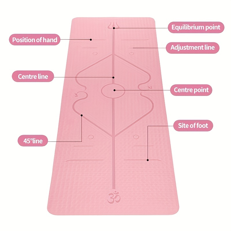 Thick Non slip Yoga Mat Women Perfect Home Workouts Pilates - Temu
