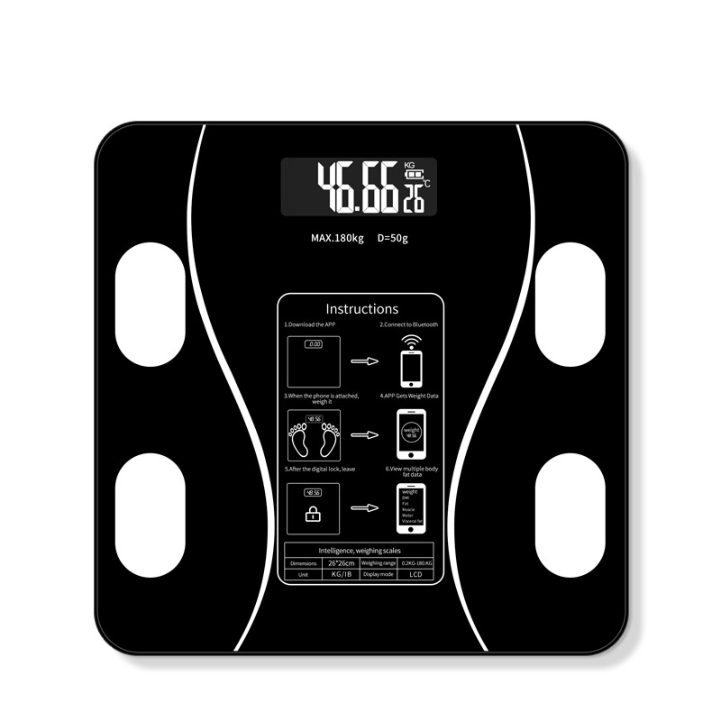 INEVIFIT | Smart Body Fat Scale, Black