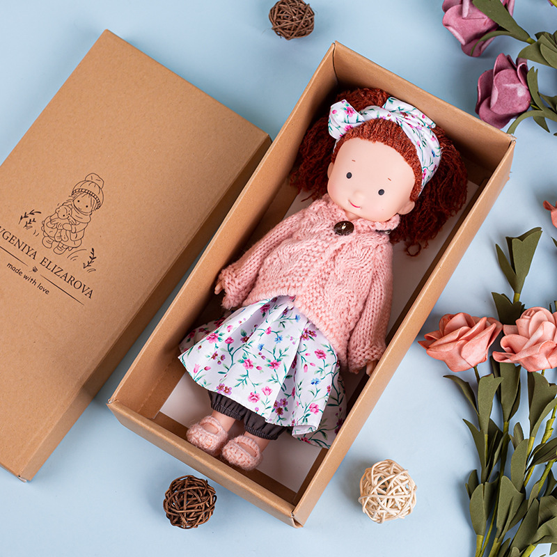 Cotton Waldorf Doll Handmade Artist Cotton Doll - Temu