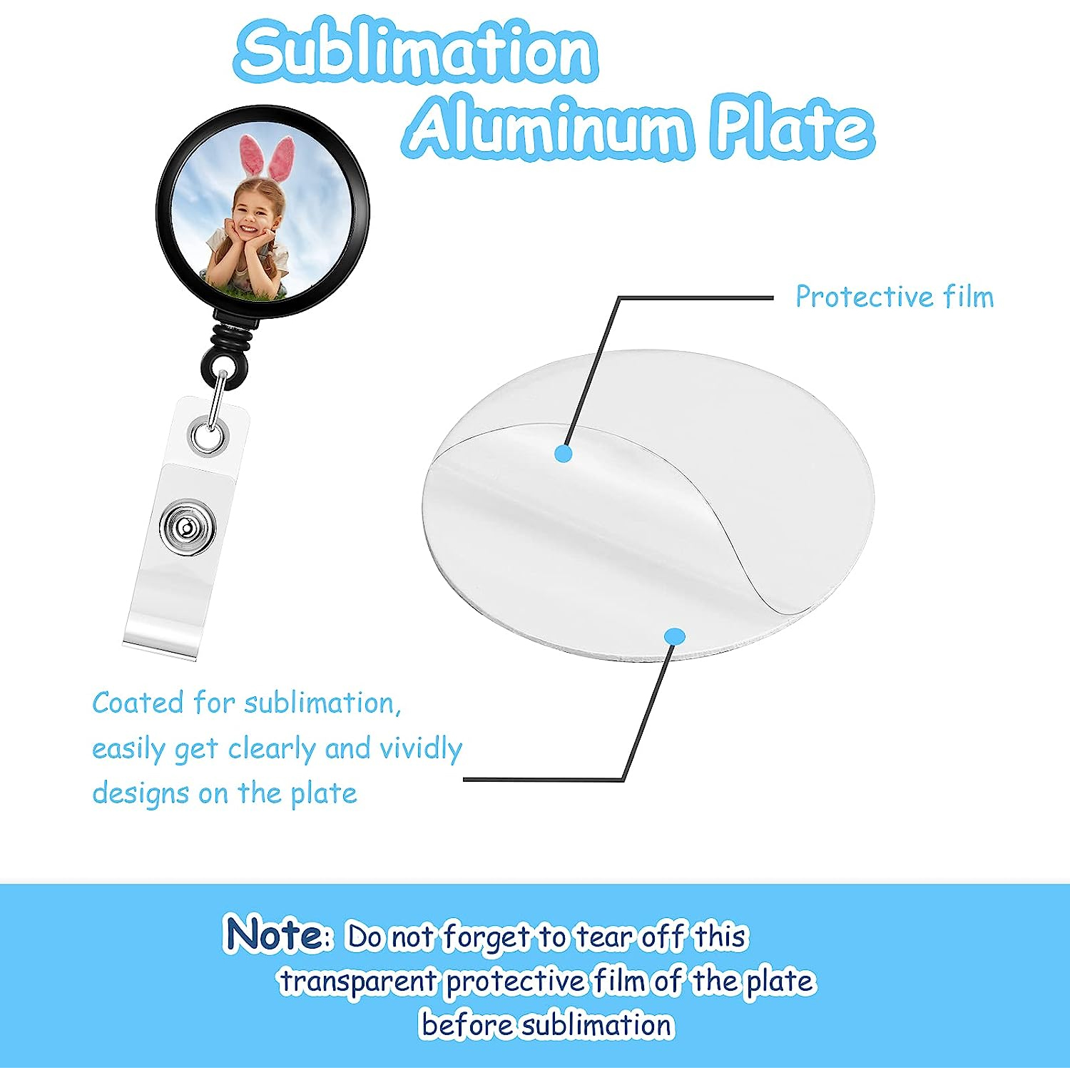 Sublimation Retractable Badge Holder Belt Clip Blank Nurse - Temu Canada