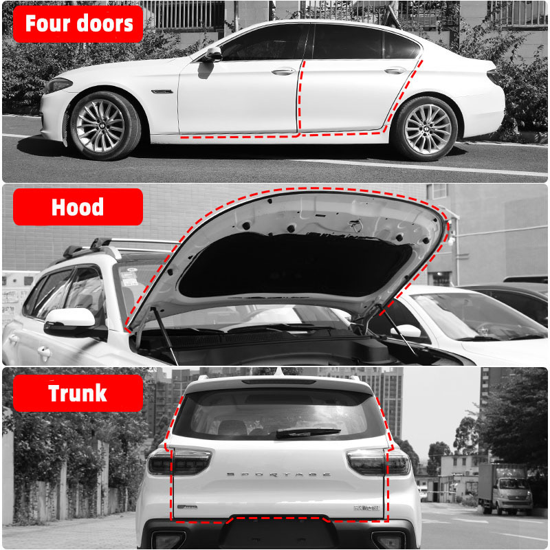 Apsaugokite savo automobilį nuo pažeidimų ir triukšmo naudodami šias gumines automobilio apsaugos juosteles!