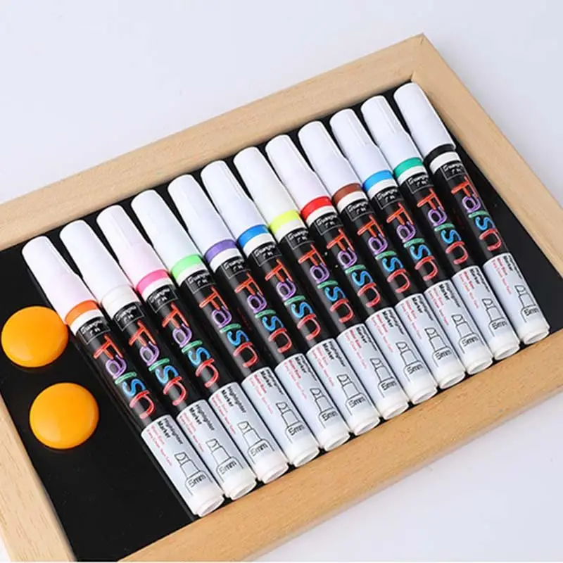 8 colors Fine Tip Chalk Markers Chalk Pens - Dry Erase Marker Pens