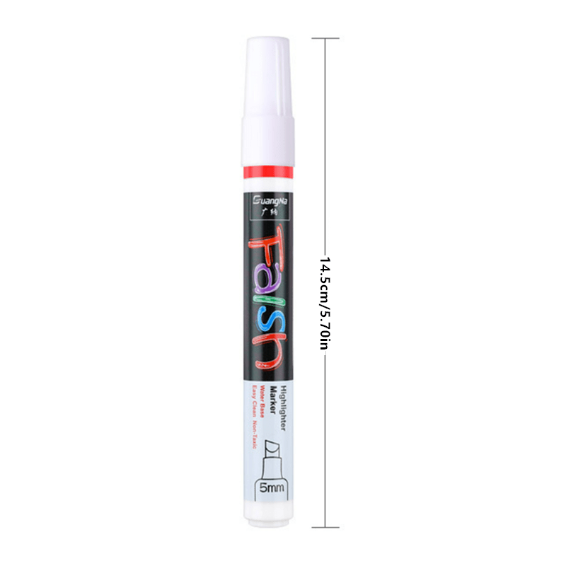  16 marcadores fluorescentes de tiza neón UV – Paquete doble de  rotuladores de tiza líquida de punta media fina y reversible para menú,  borrables húmedos, vidrio, pizarras blancas, espejos, pizarras no