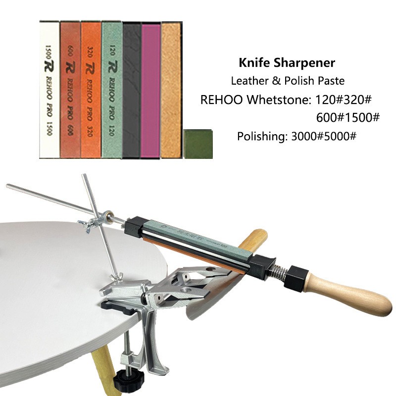 New Knife sharpener Sharpening System knife Apex edge sharpener diamond  whetstone KME sharpener system Oil whetstone