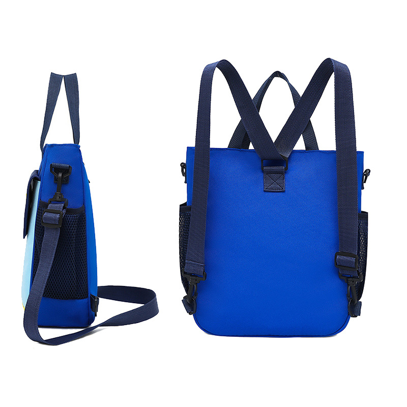 Dinosaur Pattern Tutoring Bag Crossbody Bag Lightweight School Bag
