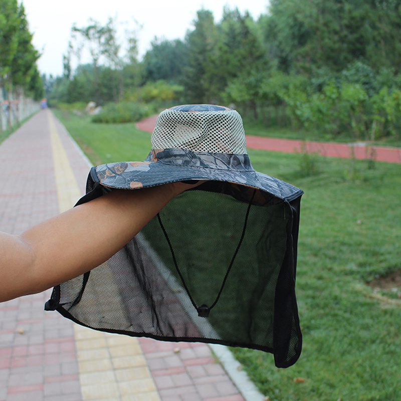 Outdoor Sun Hat Fishing Hat With Shawl Breathable - Temu